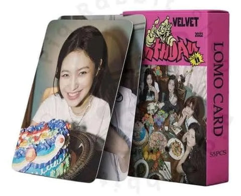 LOMOCARDS 54pcs RED VELVET The reve festival 2022 Birthday - Pig Rabbit Shop Kpop store Spain