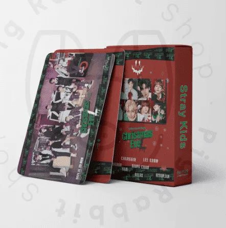 LOMOCARDS 54pcs STRAY KIDS Christmas Evel - Pig Rabbit Shop Kpop store Spain