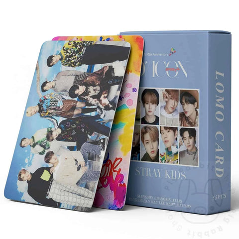 LOMOCARDS 54pcs STRAY KIDS Dicon - Pig Rabbit Shop Kpop store Spain