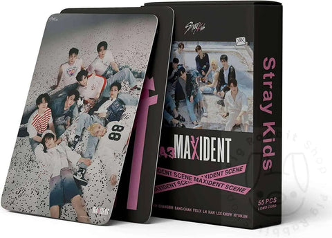 LOMOCARDS 54pcs STRAY KIDS Maxident - Pig Rabbit Shop Kpop store Spain