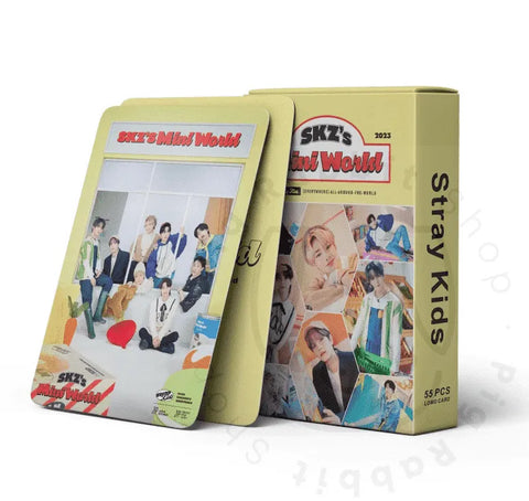 LOMOCARDS 54pcs STRAY KIDS Mini World - Pig Rabbit Shop Kpop store Spain