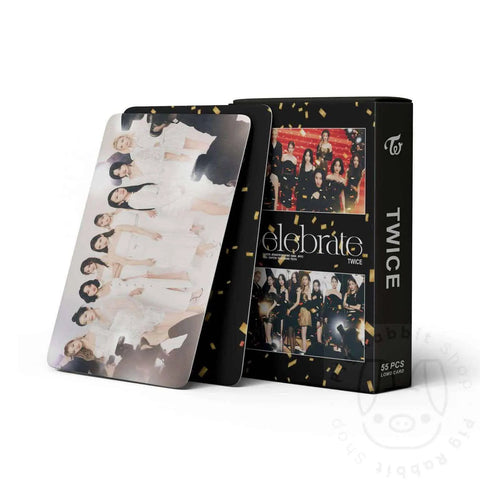 LOMOCARDS 54pcs TIWICE Celebrate - Pig Rabbit Shop Kpop store Spain