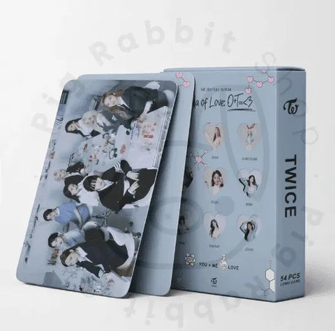 LOMOCARDS 54pcs TWICE Formula of Love - Pig Rabbit Shop Kpop store Spain