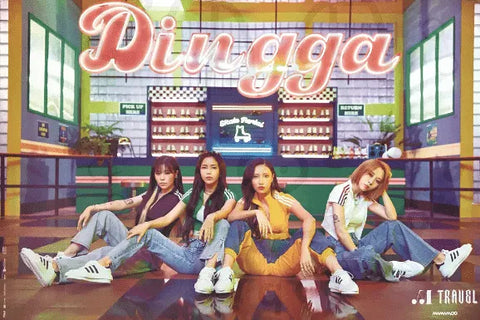 MAMAMOO 10th Mini album - Travel [ unit a ] poster - Pig Rabbit Shop Kpop store Spain
