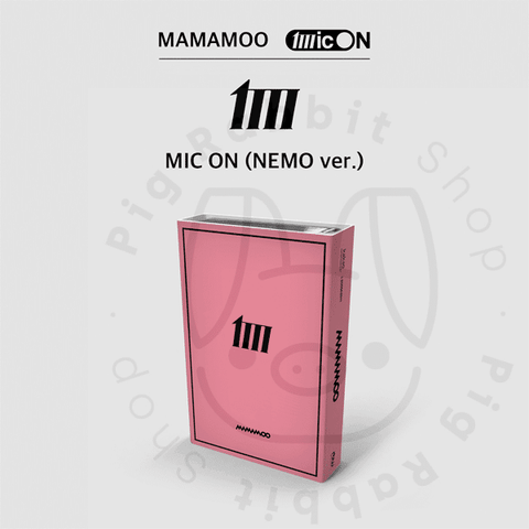 MAMAMOO 12th Mini Album - MIC ON(NEMO ver.) - Pig Rabbit Shop Kpop store Spain