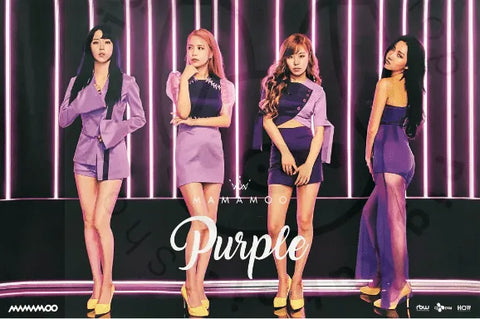 MAMAMOO Mini Album Vol. 5 - PURPLE [ b ] poster - Pig Rabbit Shop Kpop store Spain