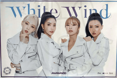 MAMAMOO Mini Album Vol. 9 - WHITE WIND [ c ] poster - Pig Rabbit Shop Kpop store Spain