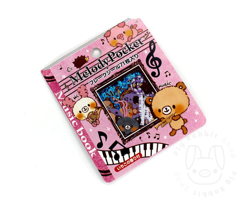 Melody Pocket Music Book Pack Sticker Beats - Pig Rabbit Shop Kpop store Spain