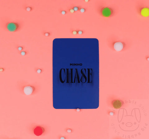 MINHO Mini Album Vol. 1 – CHASE (Beginning Ver.) Preorder Photocard - Pig Rabbit Shop Kpop store Spain