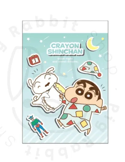 MINI NOTEBOOK MEMO CRAYON SHIN CHAN - Pig Rabbit Shop Kpop store Spain