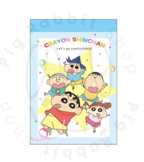 MINI NOTEBOOK MEMO CRAYON SHIN CHAN - Pig Rabbit Shop Kpop store Spain