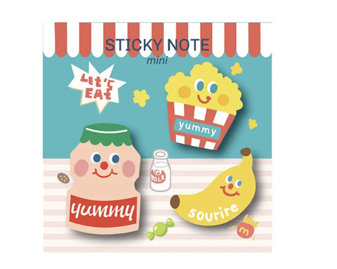 MINI STICKY NOTE LET'S EAT! - Pig Rabbit Shop Kpop store Spain
