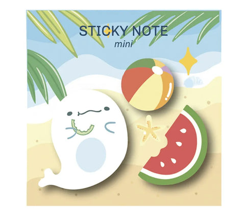 MINI STICKY NOTE SUMMER! SUMMER! - Pig Rabbit Shop Kpop store Spain