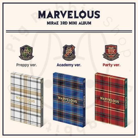 Mirae mini album vol. 3 - Marvelous - Pig Rabbit Shop Kpop store Spain