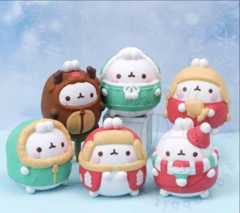 Molang Figura - Winter Special 2020 ( Aleatoria) - Pig Rabbit Shop Kpop store Spain