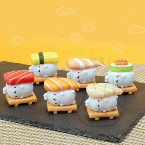 Molang Figure PVC Sushi - Pig Rabbit Shop Kpop store Spain