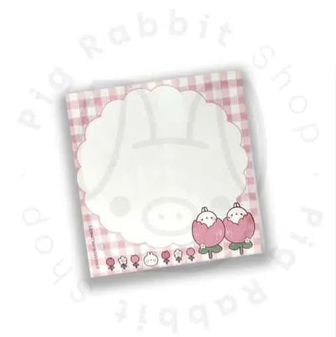 MOLANG MEMO PAD TULIPAN - Pig Rabbit Shop Kpop store Spain