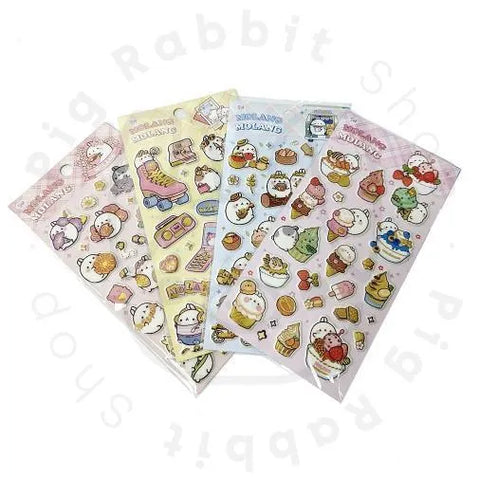 MOLANG STICKER 3D (RANDOM) - Pig Rabbit Shop Kpop store Spain