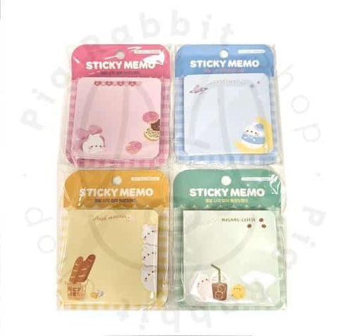 MOLANG Sticky memo pad (RANDOM) - Pig Rabbit Shop Kpop store Spain