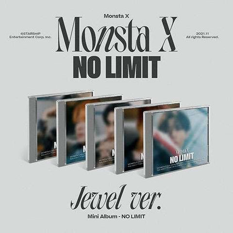 Monsta X mini album vol.10 - No limit [ jewel case ] - Pig Rabbit Shop Kpop store Spain