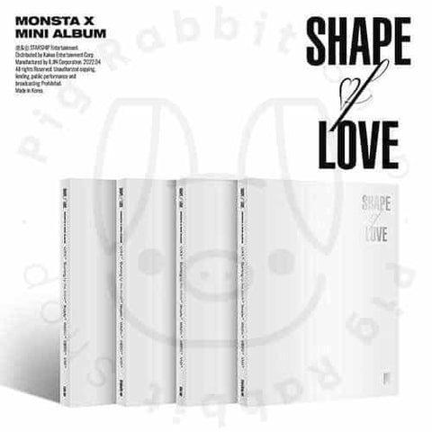 MONSTA X Mini Album Vol.11 - SHAPE of LOVE - Pig Rabbit Shop Kpop store Spain