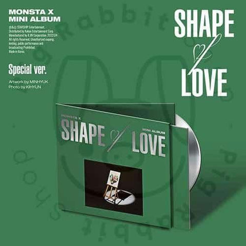 MONSTA X Mini Album Vol.11 - SHAPE of LOVE (Special Ver.) - Pig Rabbit Shop Kpop store Spain