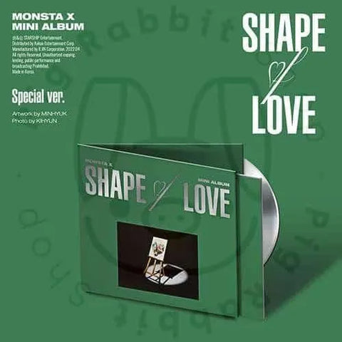 MONSTA X Mini Album Vol.11 - SHAPE of LOVE (Special Ver.) - Pig Rabbit Shop Kpop store Spain