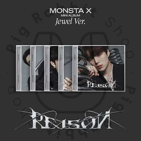 MONSTA X Mini Album Vol. 12 - REASON (Jewel Ver.) - Pig Rabbit Shop Kpop store Spain