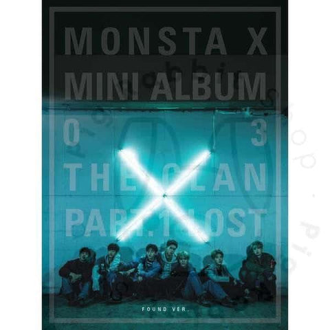 MONSTA X Mini Album Vol.3 - THE CLAN 2.5 PART.1 LOST (Found Ver.) - Pig Rabbit Shop Kpop store Spain