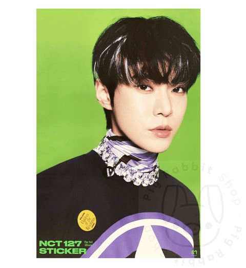 Nct 127 - Sticker [ Jewel Case Doyoung ] poster - Pig Rabbit Shop Kpop store Spain