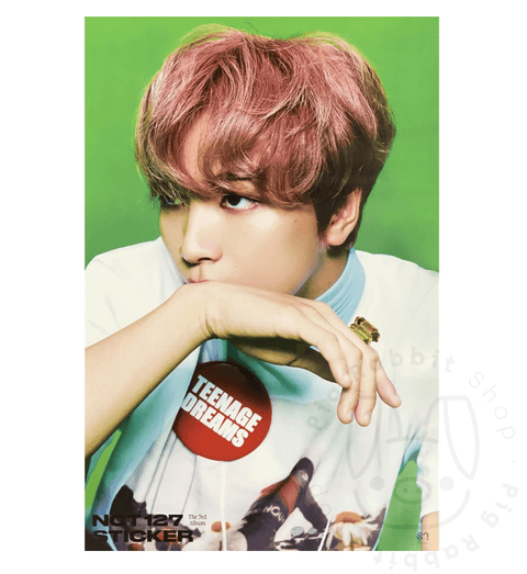 Nct 127 - Sticker [ Jewel Case Haechan ] poster - Pig Rabbit Shop Kpop store Spain