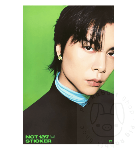 Nct 127 - Sticker [ Jewel Case Johnny ] poster - Pig Rabbit Shop Kpop store Spain