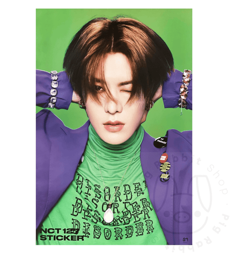 Nct 127 - Sticker [ Jewel Case Yuta ] poster - Pig Rabbit Shop Kpop store Spain