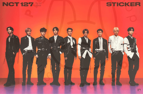 Nct 127 - Sticker [ sticker ] poster - Pig Rabbit Shop Kpop store Spain