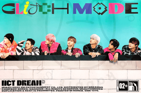NCT DREAM – Glitch Mode [ Glitch B ] poster - Pig Rabbit Shop Kpop store Spain