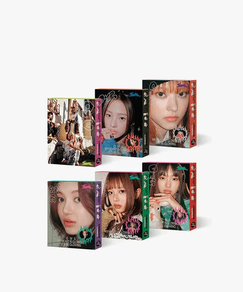 NewJeans 1st Single - 'OMG' (Message Card ver.) - Pig Rabbit Shop Kpop store Spain