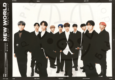 NINE.I - New world poster - Pig Rabbit Shop Kpop store Spain