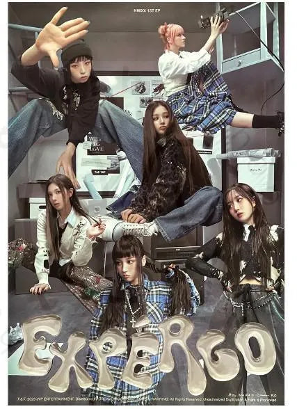 NMIXX 1ST EP ALBUM [ EXPERGO ] (VERSION A) POSTER - Pig Rabbit Shop Kpop store Spain