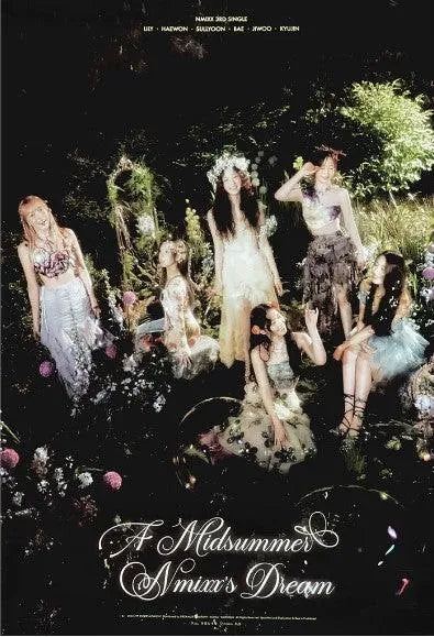 NMIXX 3RD SINGLE ALBUM [ A MIDSUMMER NMIXX'S DREAM ] (FOREST VER.) POSTER - Pig Rabbit Shop Kpop store Spain