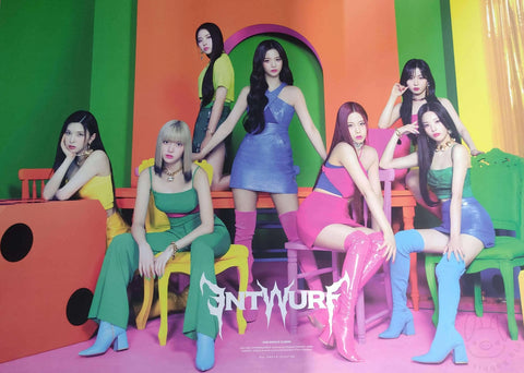 NMIXX - ENTWURF (Limited Ver.) [ b ] poster - Pig Rabbit Shop Kpop store Spain