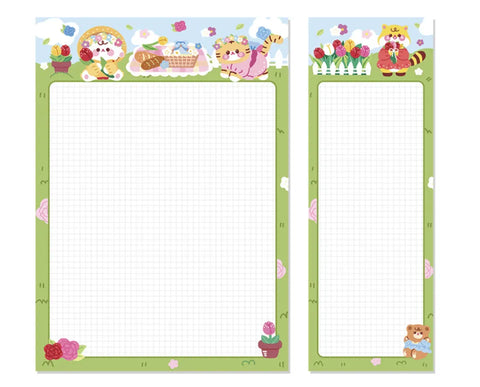 NOTES 2 PIECES GARDEN - Pig Rabbit Shop Kpop store Spain