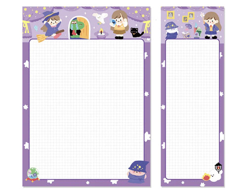 NOTES 2 PIECES WITCH SCHOOL - Pig Rabbit Shop Kpop store Spain