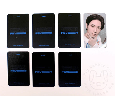 OFFICIAL PHOTOCARD ATEEZ Mini Album Vol.6 – ZERO : FEVER Part.2 [POB APPLEMUSIC] - Pig Rabbit Shop Kpop store Spain