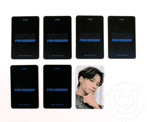 OFFICIAL PHOTOCARD ATEEZ Mini Album Vol.6 – ZERO : FEVER Part.2 [POB APPLEMUSIC] - Pig Rabbit Shop Kpop store Spain