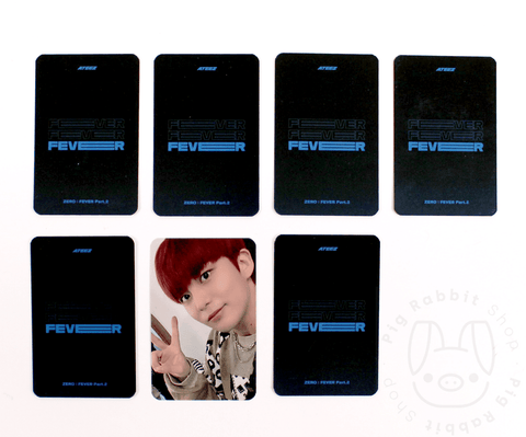 OFFICIAL PHOTOCARD ATEEZ Mini Album Vol.6 – ZERO : FEVER Part.2 [POB APPLEMUSIC] - Pig Rabbit Shop Kpop store Spain