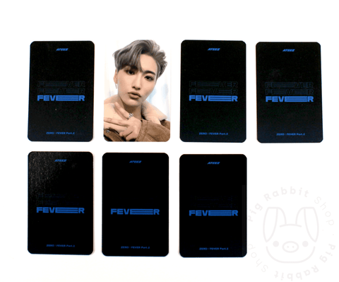 OFFICIAL PHOTOCARD ATEEZ Mini Album Vol.6 – ZERO : FEVER Part.2 [POB APPLEMUSIC] - Pig Rabbit Shop Kpop store Spain