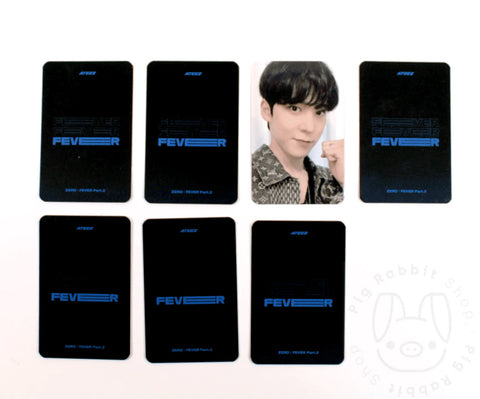 OFFICIAL PHOTOCARD ATEEZ Mini Album Vol.6 – ZERO : FEVER Part.2 [POB APPLEMUSIC] - Pig Rabbit Shop Kpop store Spain