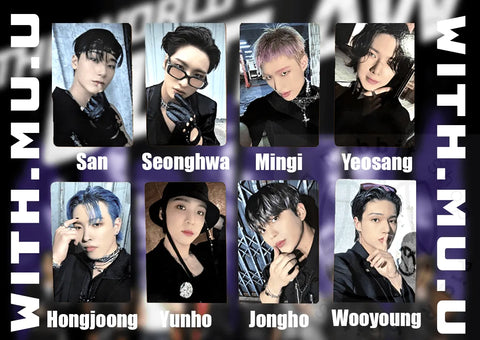 OFFICIAL PHOTOCARD ATEEZ – THE WORLD EP.2 OUTLAW - WITHMUU POB - Pig Rabbit Shop Kpop store Spain