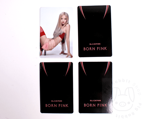 OFFICIAL PHOTOCARD BLACKPINK 2nd ALBUM - BORN PINK [POB APPLE MUSIC] ( VER.1) - Pig Rabbit Shop Kpop store Spain