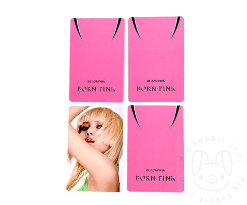 OFFICIAL PHOTOCARD BLACKPINK 2nd ALBUM – BORN PINK [POB APPLE MUSIC] ( VER.3) - Pig Rabbit Shop Kpop store Spain
